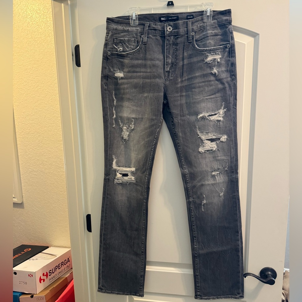 BKE 34x34 Gray Jeans